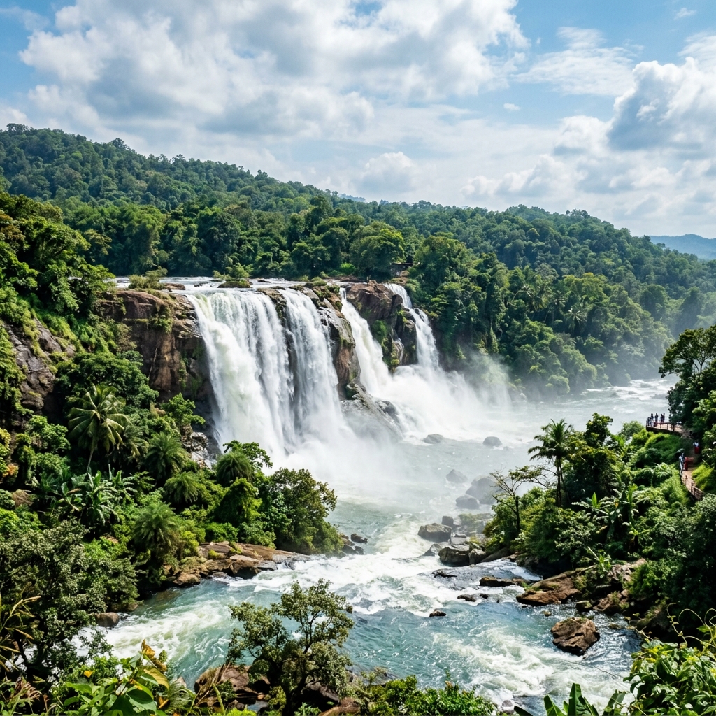 Athirapilly Tour Destination in South India