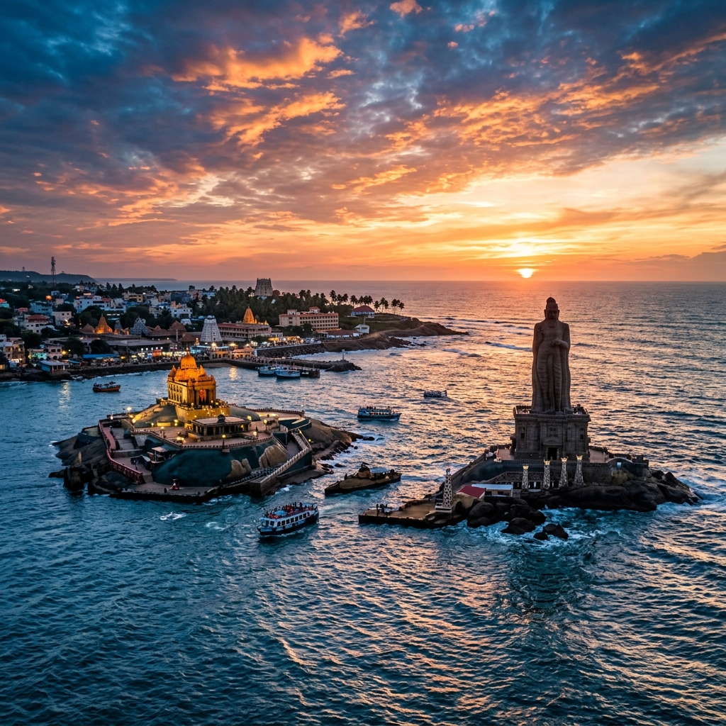 Kanyakumari Tour Destination in South India